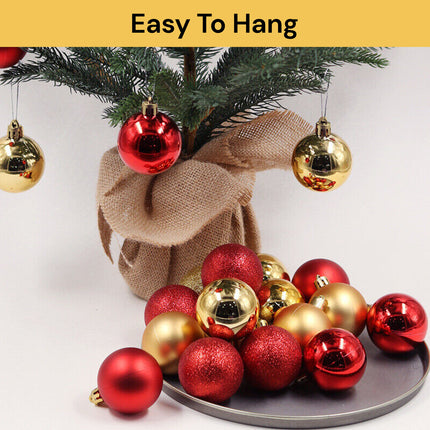 24PCs Christmas Tree Decor Hanging Balls