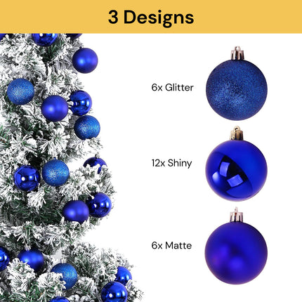 24PCs Christmas Tree Decor Hanging Balls