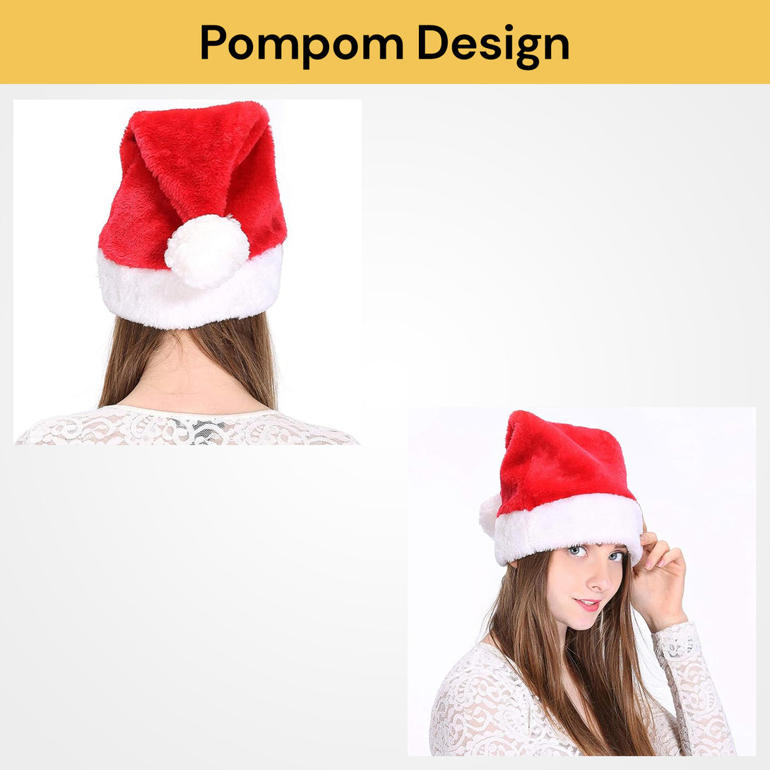 Christmas Hat Cap - Festive Holiday Headwear