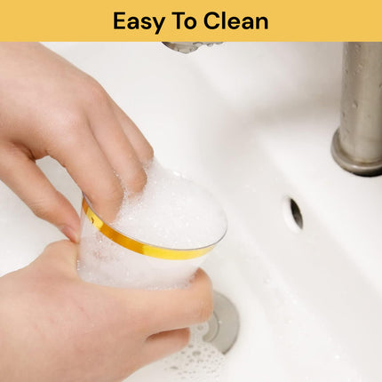 50PCs Reusable Transparent Cups