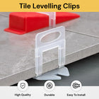 100PCs Tile Levelling Clips