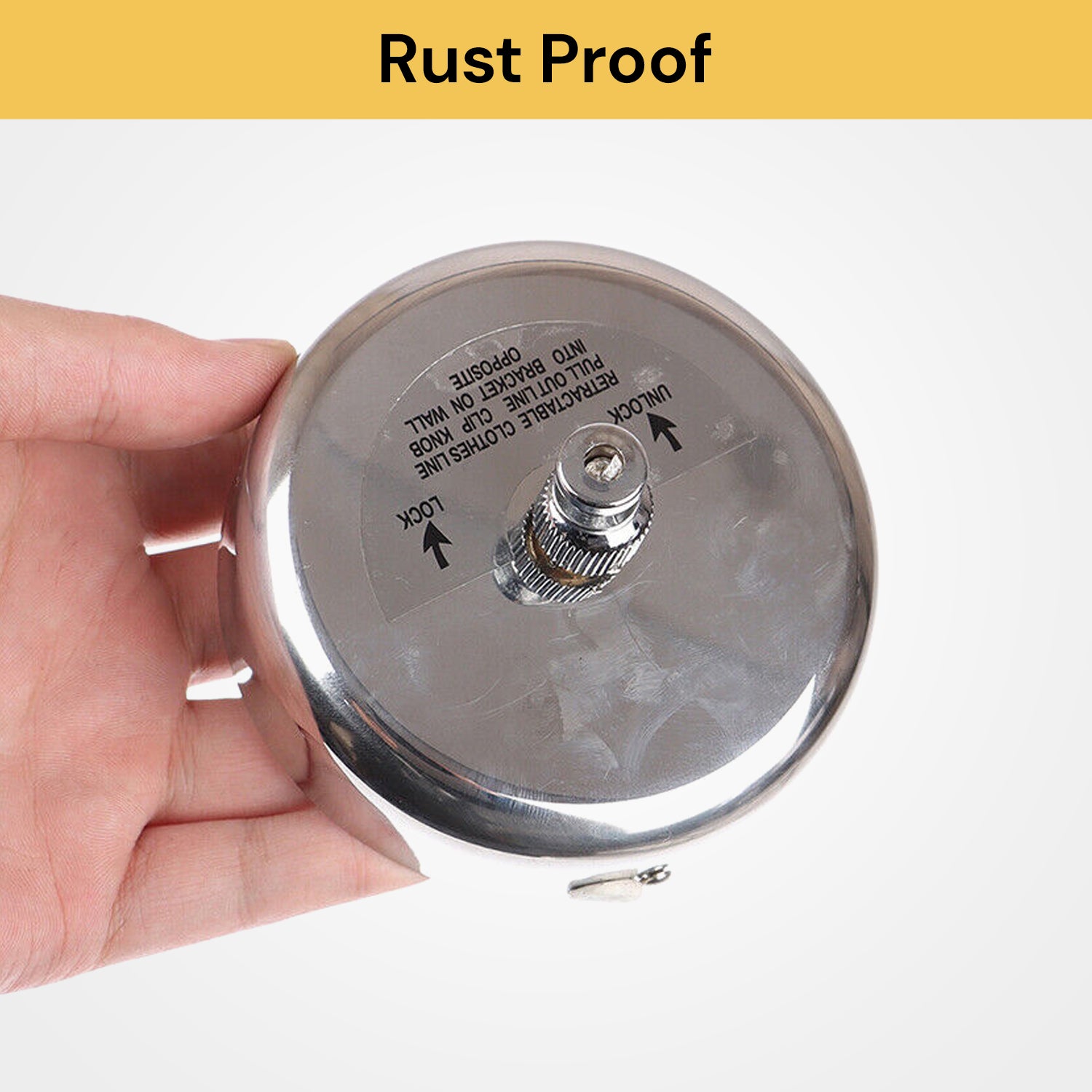 Retractable Adjustable Stainless Steel Clothesline Hanger Rope