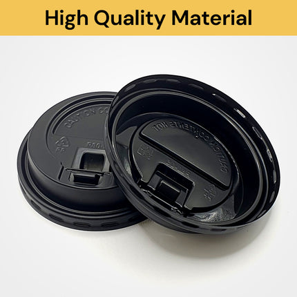 50Pcs Disposable Coffee Cups and Lids