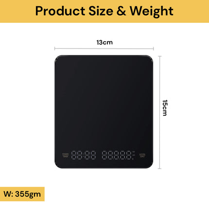 Digital Coffee Scale With Timer