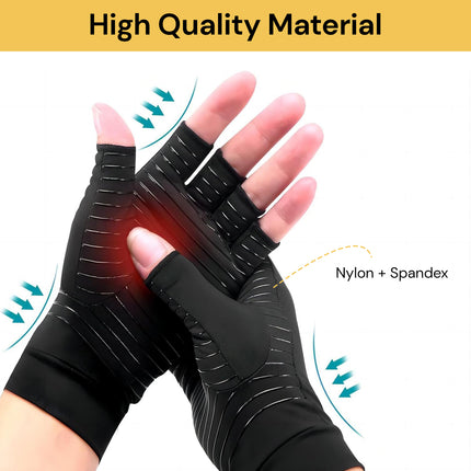 Pair Of Hand Compression Gloves