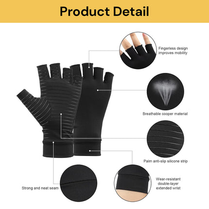 Pair Of Hand Compression Gloves