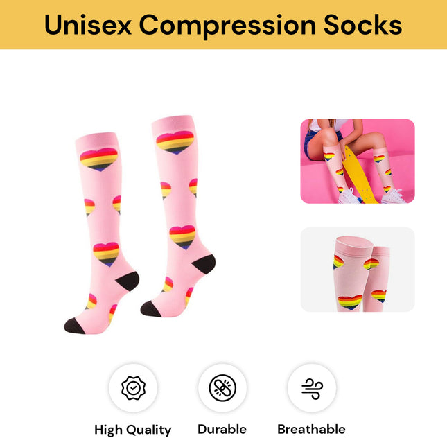 Pair Of Unisex Compression Socks