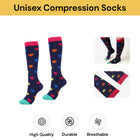 Pair Of Unisex Compression Socks