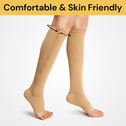 Unisex Zipper Compression Socks CompressionSocks02