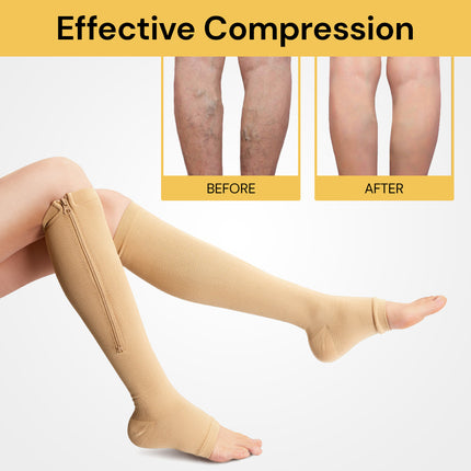 Unisex Zipper Compression Socks CompressionSocks06