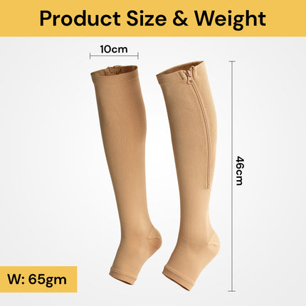 Unisex Zipper Compression Socks CompressionSocks11