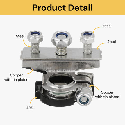 12V 3 Way Battery Terminal Connectors