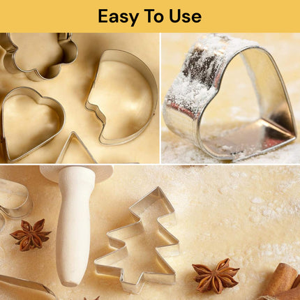 10PCs Christmas Cookie Cutter Set