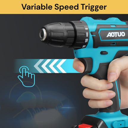 28V Cordless Driver Drill Kit