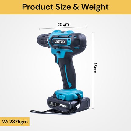 28V Cordless Driver Drill Kit