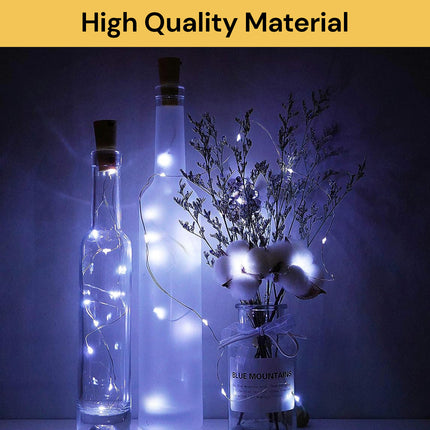 10PCs LED Wine Bottle Cork Lights