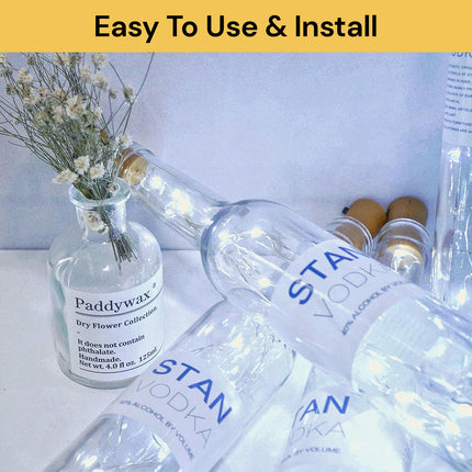 10PCs LED Wine Bottle Cork Lights