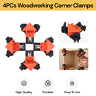 4PCs Adjustable Woodworking Corner Clamps