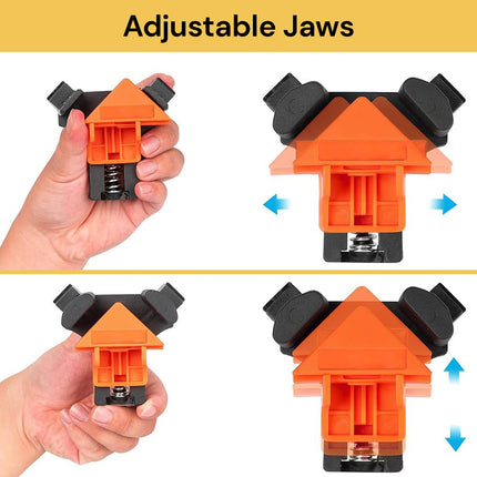 4PCs Adjustable Woodworking Corner Clamps