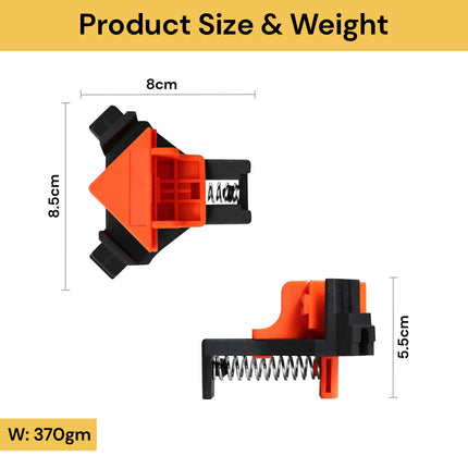 4PCs Adjustable Woodworking Corner Clamps