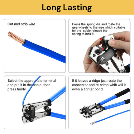 Wire Crimper Terminal Crimping Tool Kit