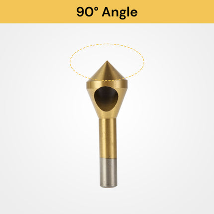 4 PCs Chamfer Deburring Crosshole Tool