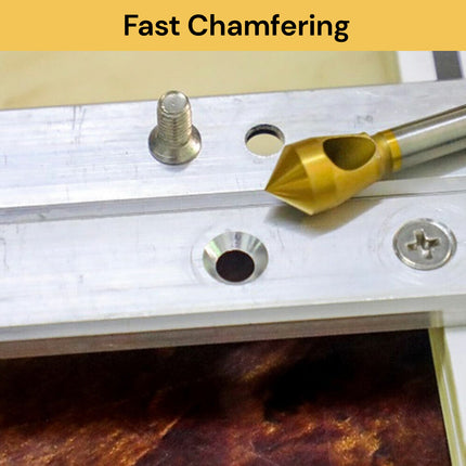 4 PCs Chamfer Deburring Crosshole Tool