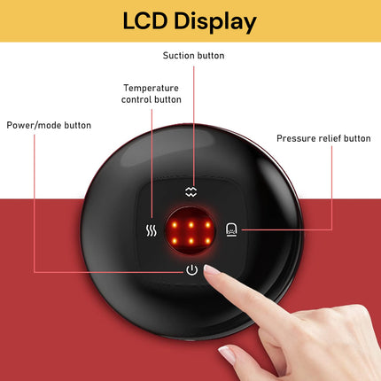 Electric Heating Multi Gear Cupping Massager