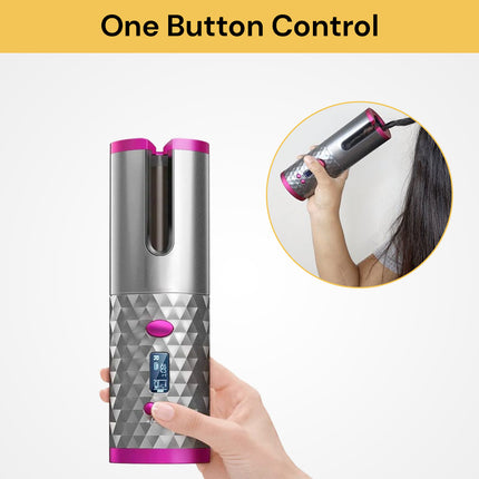 2 in 1 Wireless Automatic Hair Curler