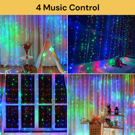 LED Music Curtain String Light