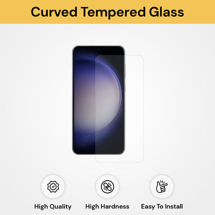 S21, S22, S23, S23+, S23Ultra Curved Tempered Glass