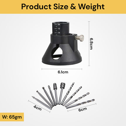 11PCs Rotary Multi Tool Cutting Kit