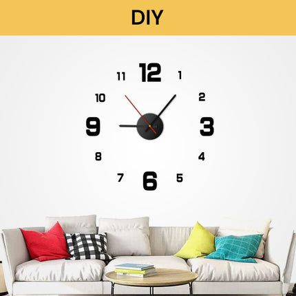 Frameless DIY Wall Clock DIYWallClock03