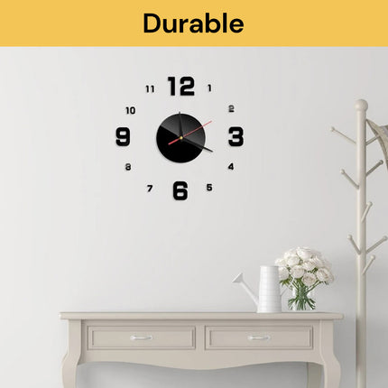 Frameless DIY Wall Clock DIYWallClock05