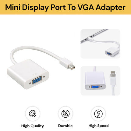 Mini Display Port To VGA Adapter