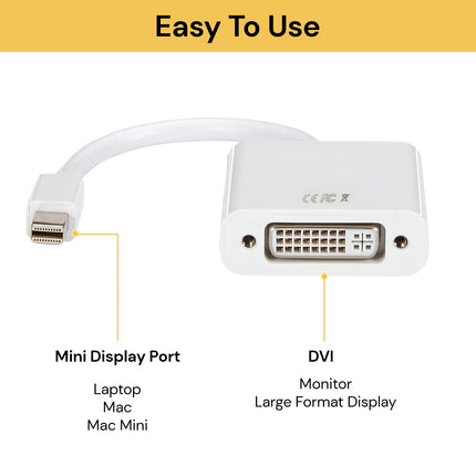 Mini DP to DVI-D Converter