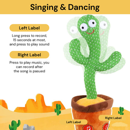 Dancing Cactus Plush Toy