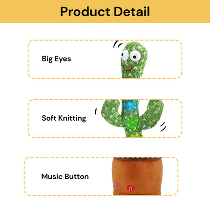 Dancing Cactus Plush Toy