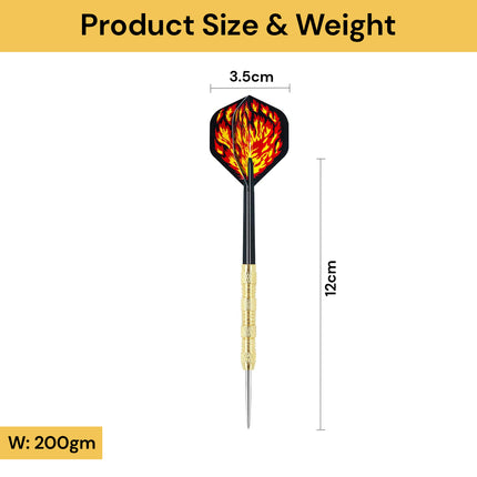 15PCs (5 Sets) Steel Tip Darts