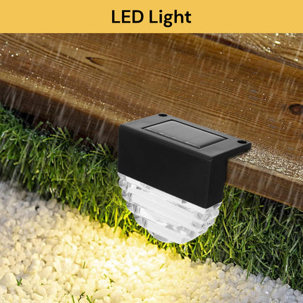 4PCs Solar Deck LED Lights