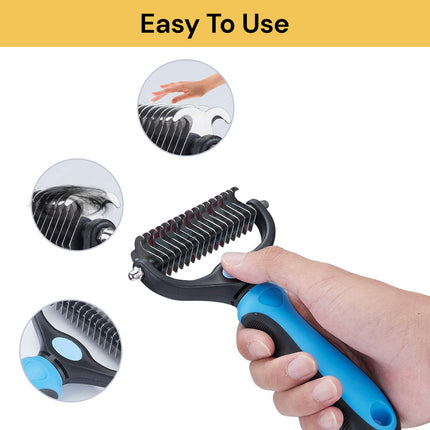 Pet Deshedding Comb Brush