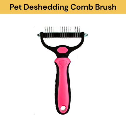 Pet Deshedding Comb Brush