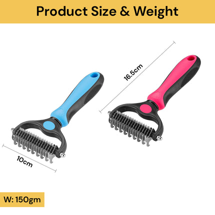 Pet Deshedding Comb Brush