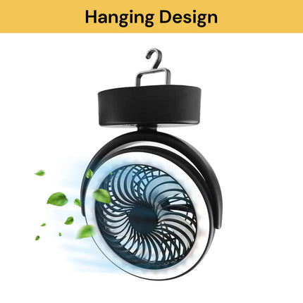 Rechargeable LED Desk Fan