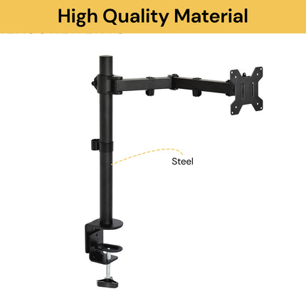 Single VESA Monitor Desk Mount Stand
