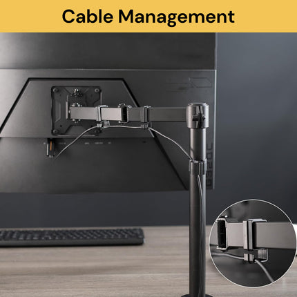 Single VESA Monitor Desk Mount Stand