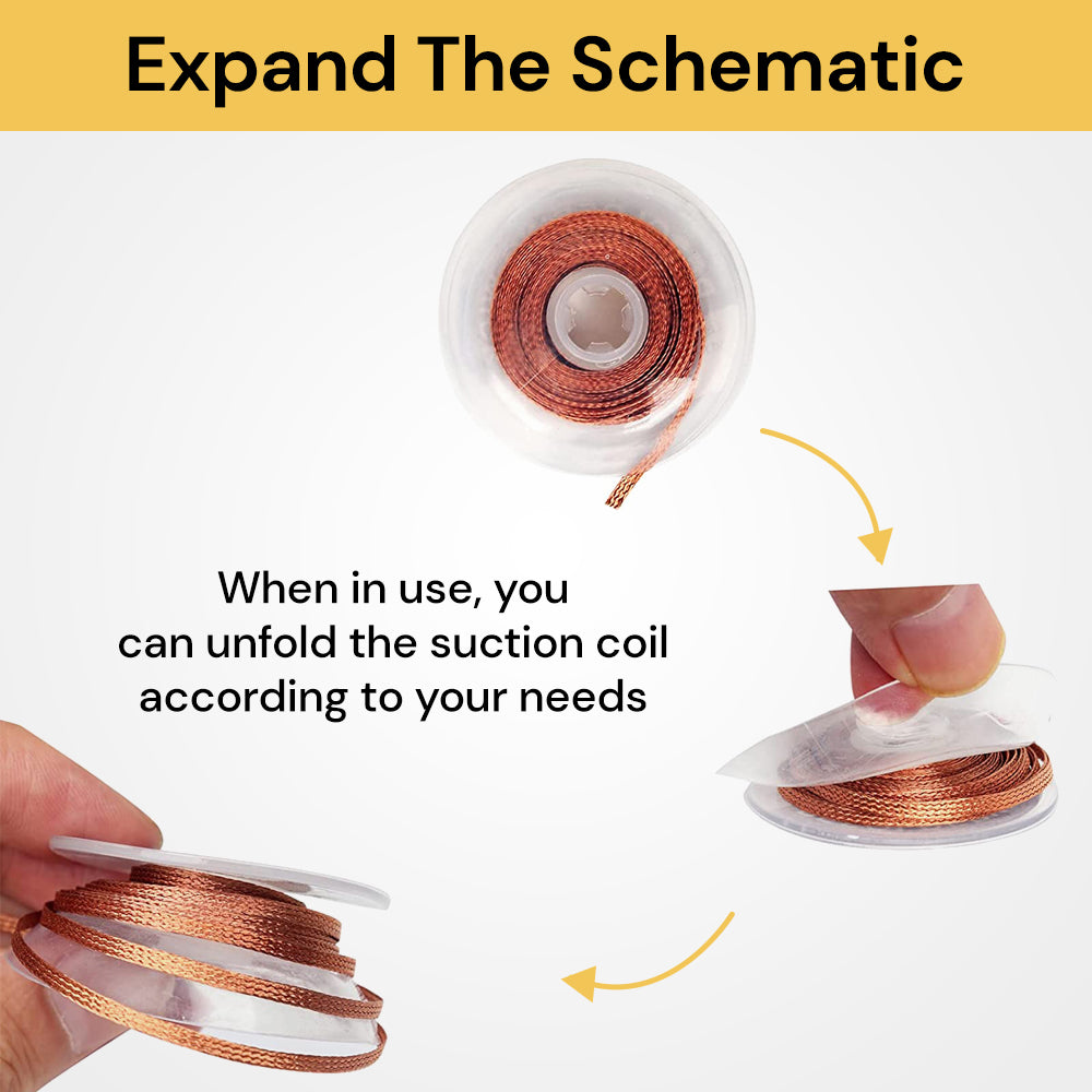 Desoldering Wick Solder Braid for Desoldering Copper ezonedeal