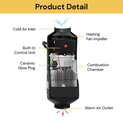 12V 8KW Diesel Heater