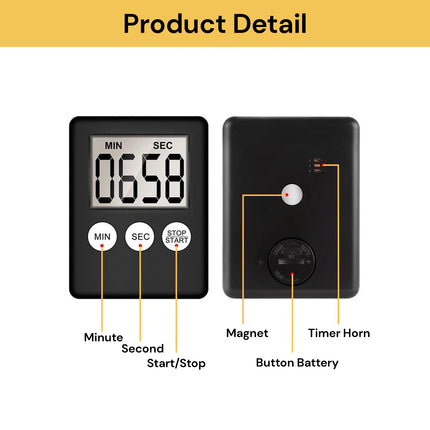 Kitchen Timer with Magnet