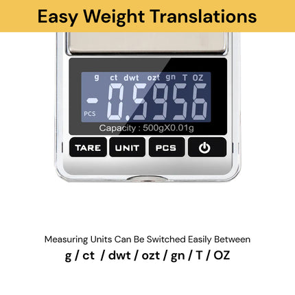 500g 0.01 Digital Pocket Scale